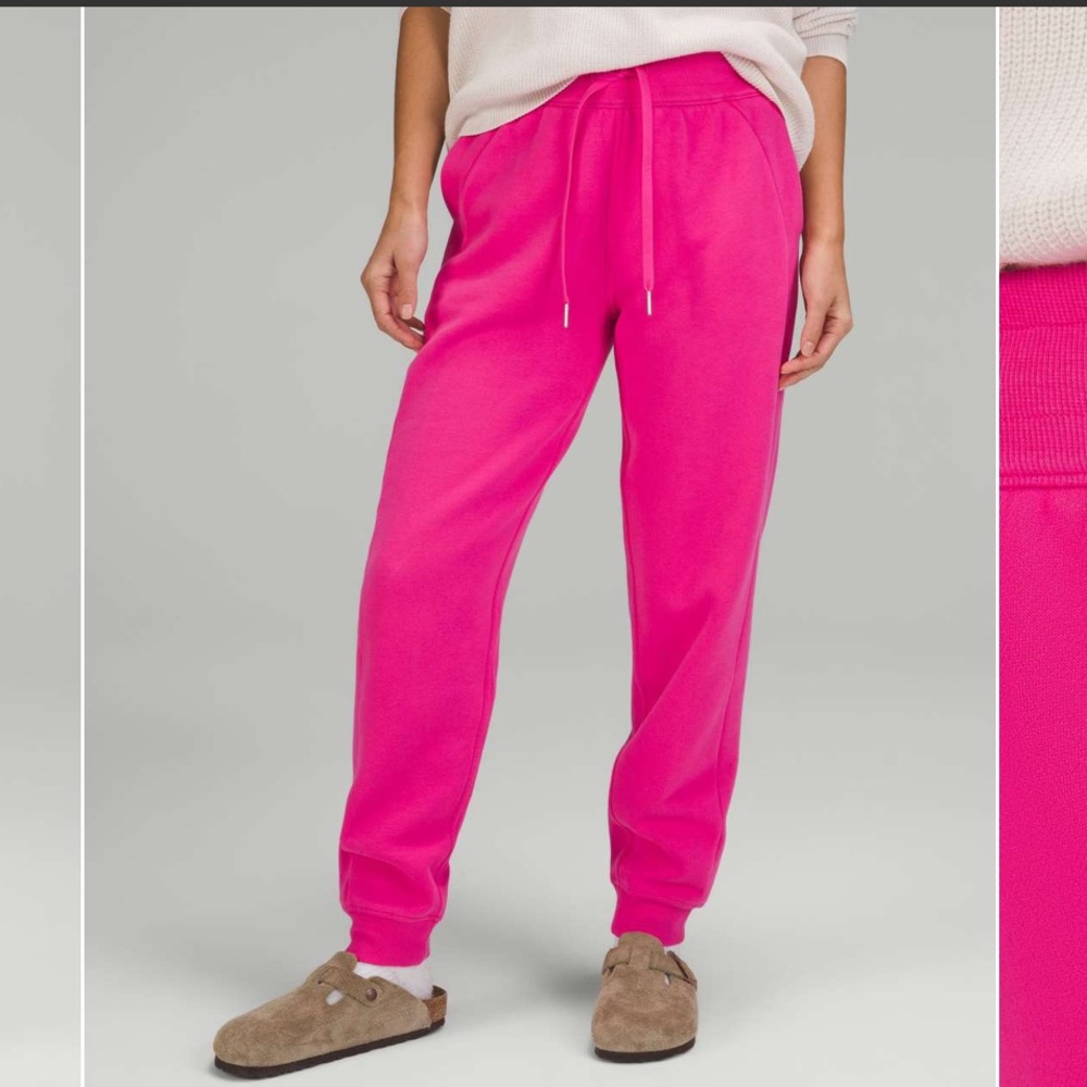 Lululemon Scuba High-Rise Jogger Sonic Pink size 4